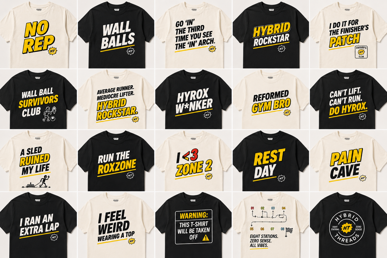 Hybrid Threads tee collection — Drop 001